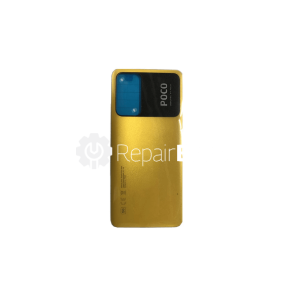 Xiaomi POCO M4 Pro 5G back battery replacement cover (yellow)