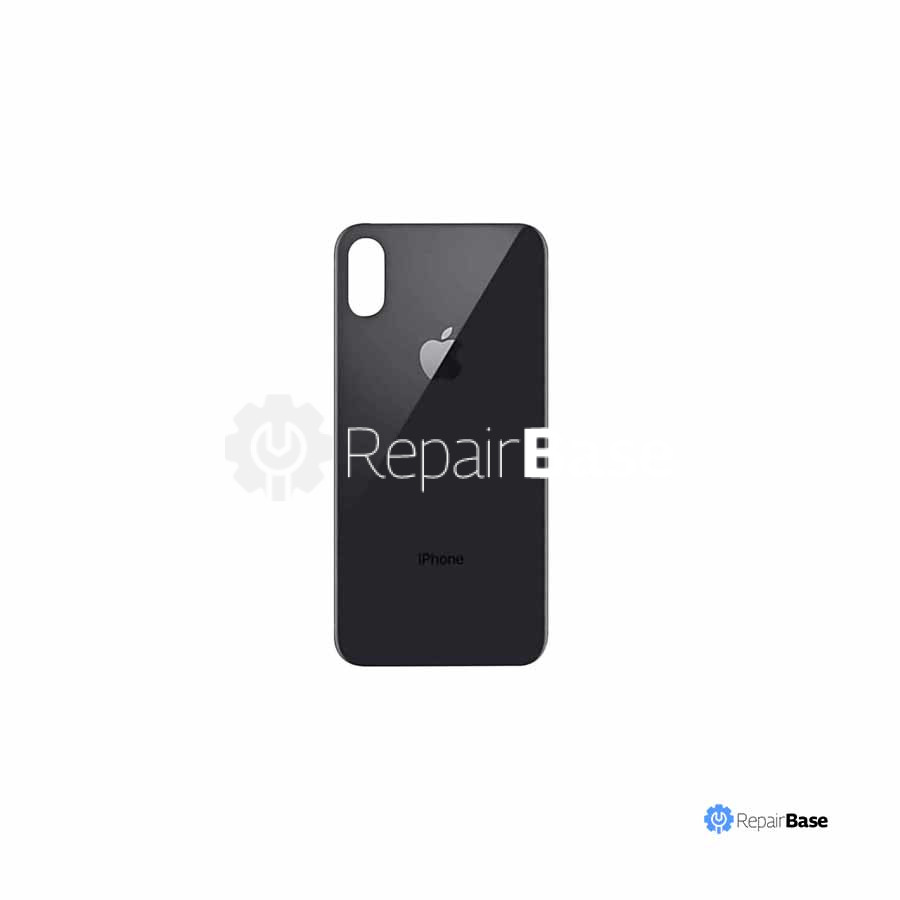 iPhone X Back Cover Glass Replacement (OEM/Black)