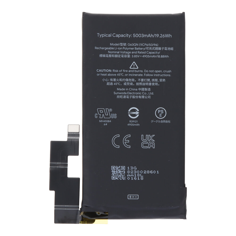 Battery Replacement for Google Pixel 6 Pro - G63QN - 4905 mAh