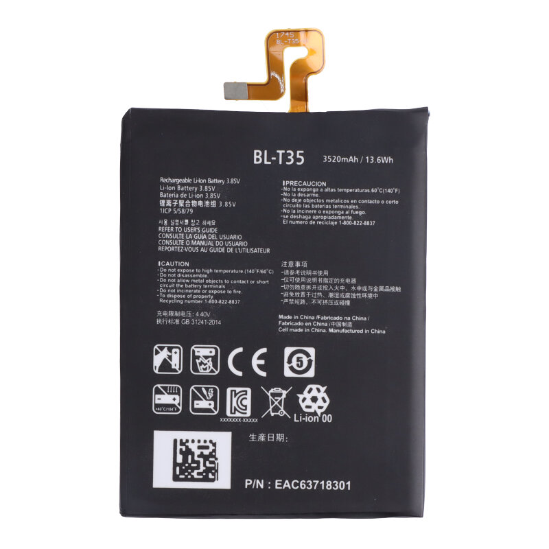 Battery Replacement for Google Pixel 2 XL - BL-T35 3520mAh - OEM