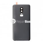 Oneplus 6 Back Cover Glass Replacement (Bright Black)