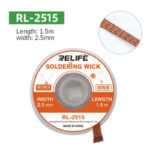 RELIFE RL-2515 Solder Wick 2.5mm - 1.5m