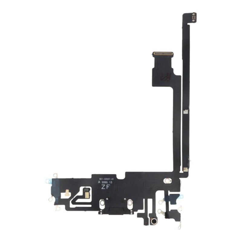 Charging Port Replacement Flex Cable for iPhone 12 Pro Max - Black - HQ - Image 2