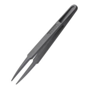 Antistatic plastic blunt tweezers ESD-93303