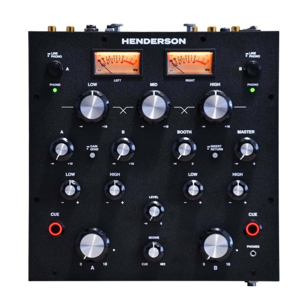 Henderson Audio Model X Rotary Analog DJ Mixer (Black)