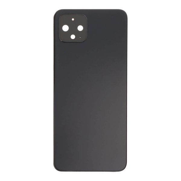 Pixel 4 Back Cover Replacement with + Camera Lens – Black