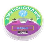 XUANHOU 0.06mm*100m Zolola Gold Wire Cutting Line
