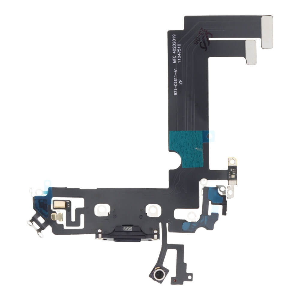 iPhone 12 Mini Charging Port Flex Cable Replacement - Black