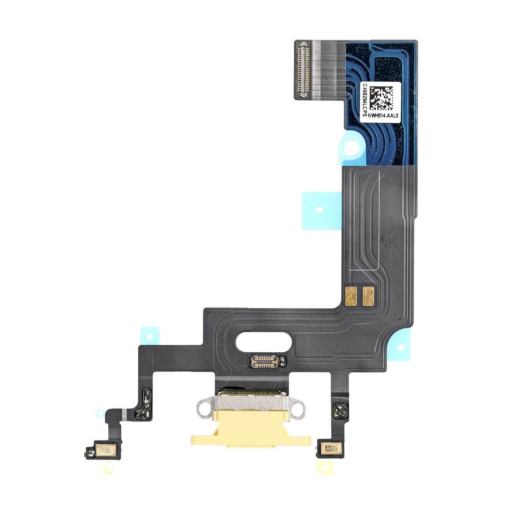 iPhone XR Charge Connector Flex Cable Replacement Yellow (OEM)