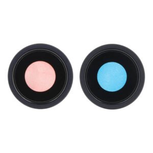 Back Camera Lens with Frame Replacement for iPhone 15, 15 Plus - Black (2pcs)