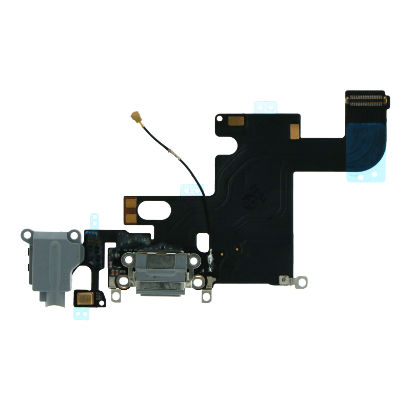 Charging Port Flex Cable Replacement for iPhone 6 - Gray - OEM