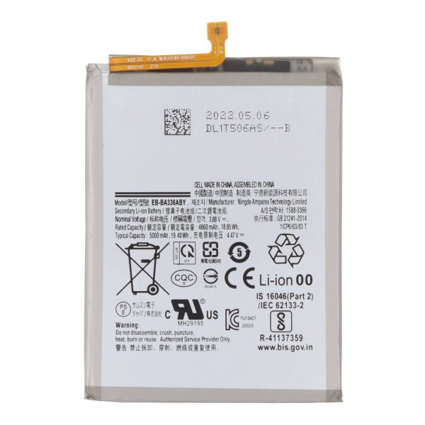 Battery Replacement for Samsung Galaxy A33 5G, A53 5G - EB-BA336ABY, EB-BA536ABY 5000mAh – OEM