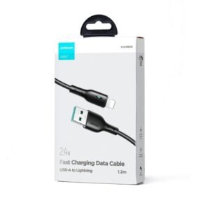 Joyroom USB - Lightning Data Cable, 2.4A, 480Mbs -1.2m - Black (S-UL012A13)