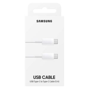 Samsung Charging Cable Type-C to Type-C - 5A - 1m - White (EP-DN975BWEGWW)