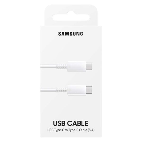 Samsung Charging Cable Type-C to Type-C - 5A - 1m - White (EP-DN975BWEGWW)