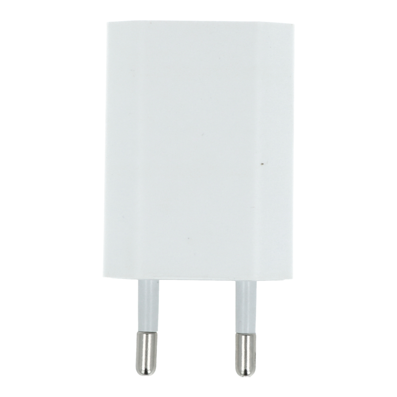 Wall Adapter USB Charger for iPhone - White - EU Plug - 5V 1A