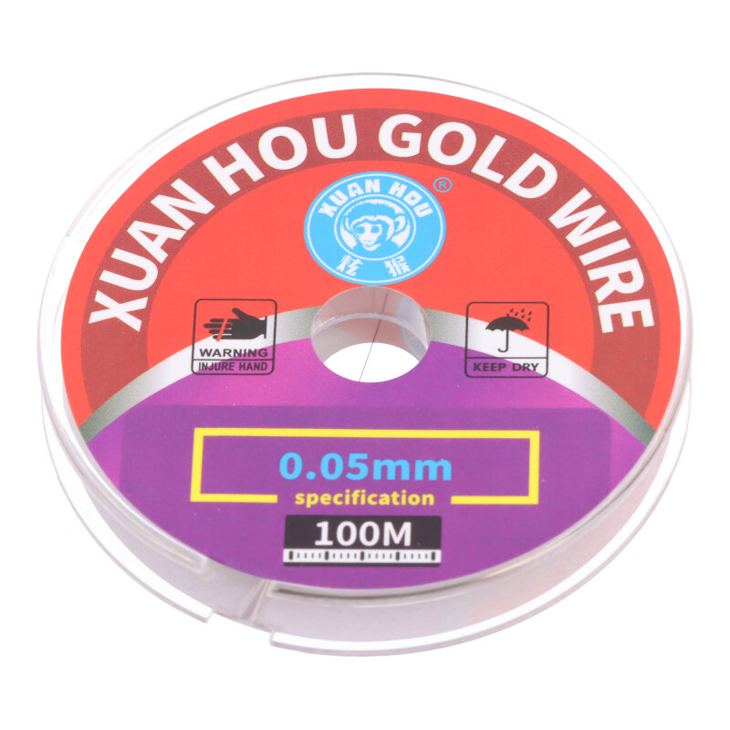 XUANHOU 0.05mm*100m Zolola Gold Wire Cutting Line