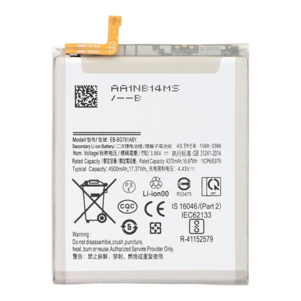 Battery Replacement for Samsung Galaxy A52 5G, A52 A525, A52s 5G A528 ,S20 FE 5G, S20 FE - EB-BG781ABY 4500mAh - OEM