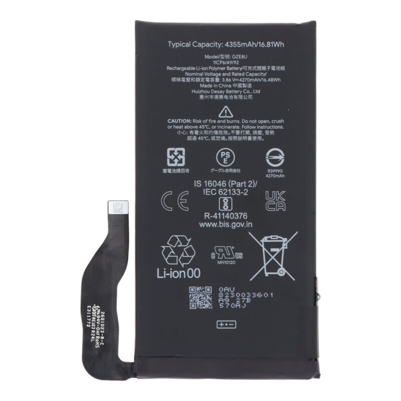 Battery Replacement for Google Pixel 7 – GZE8U 4355mAh – OEM