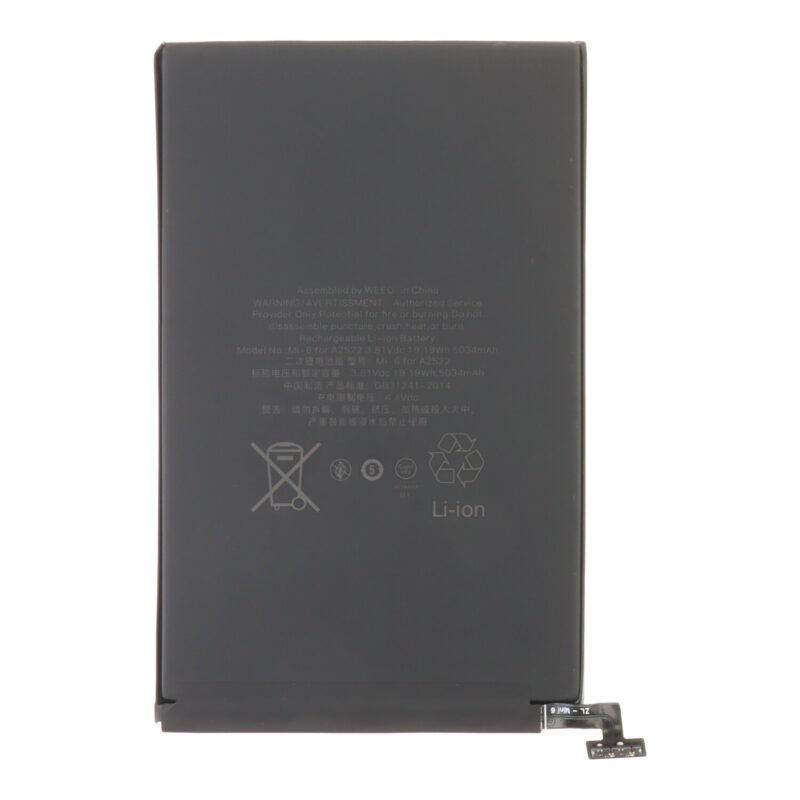 Battery Replacement for iPad Mini 2021, iPad Mini 6 – 5124mAh – OEM