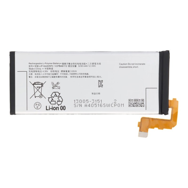 Battery Replacement for Sony Xperia XZ Premium - LIP1642ERPC 3230mAh - OEM