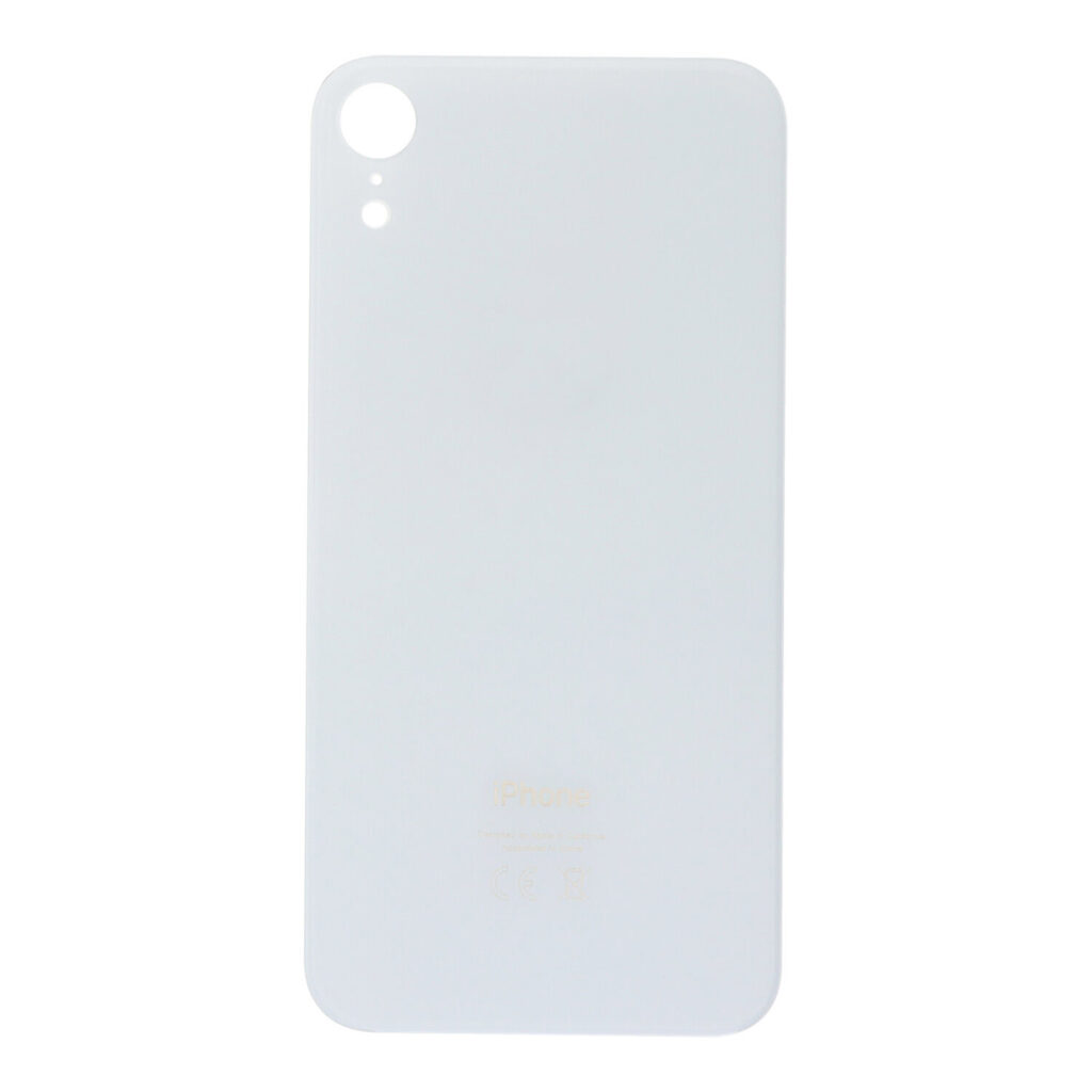 Backcover for Apple iPhone XR - EU and Large Hole Version - White - OEM