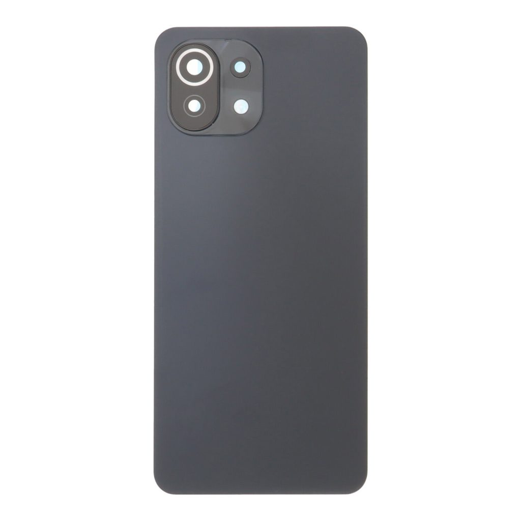 Backcover Replacement with Camera Lens and Frame for Xiaomi Mi 11 Lite 5G – Black - OEM