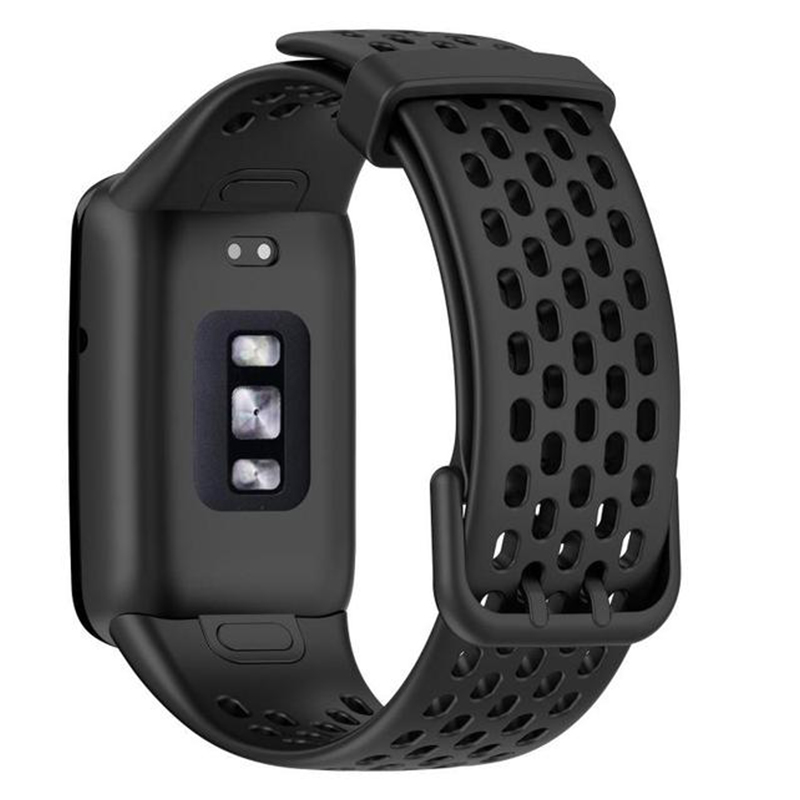 Silicone Strap for Xiaomi Smart Band 7 Pro Watch - Black