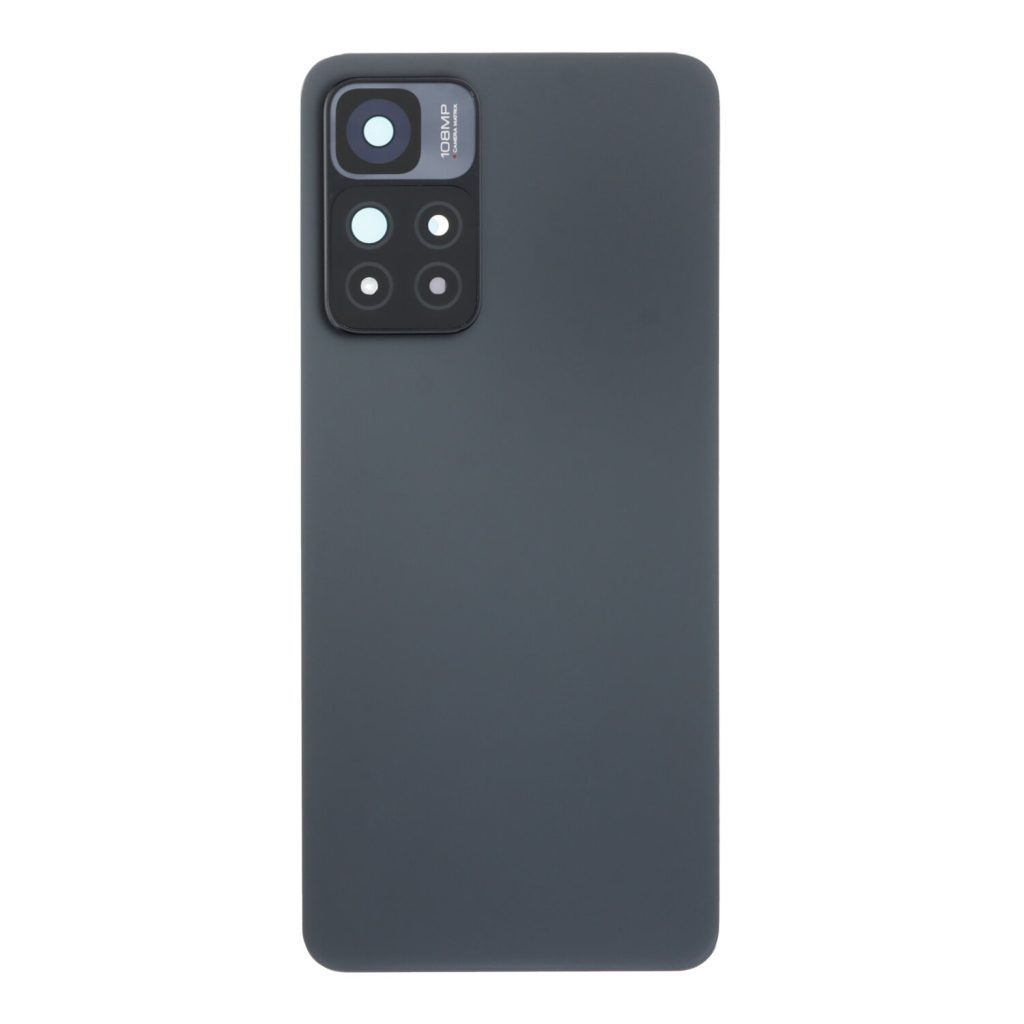 Backcover with Camera Lens and Frame for Xiaomi Redmi Note 11 Pro + 5G - Black - OEM