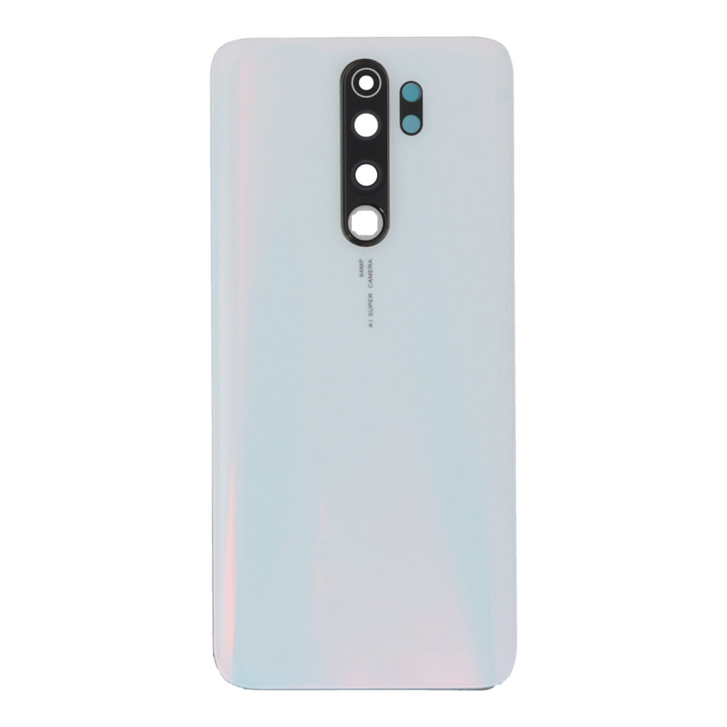 Backcover with Camera Lens and Frame for Xiaomi Redmi Note 8 Pro – White – HQ