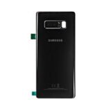 Backcover with Camera Lens and Frame for Samsung Galaxy Note 8 – Black – OEM