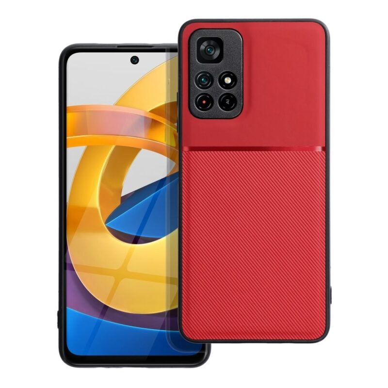 Noble Case for Xiaomi Poco M4 Pro 5G Redmi Note 11T 5G Redmi Note 11S 5G – Red