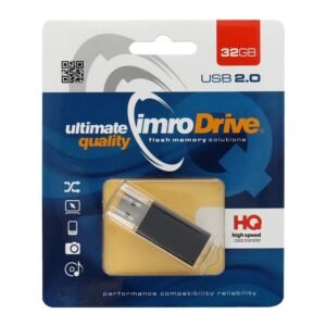 Portable Memory Pendrive Imro Black 32 GB