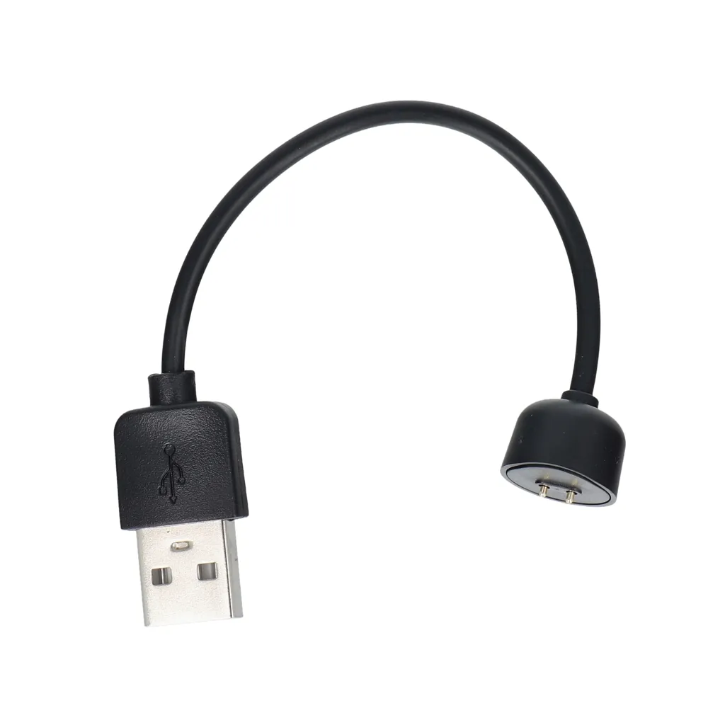 USB Charging Cable for Xiaomi Mi Band 5 Mi Band 6 - Black - 15cm