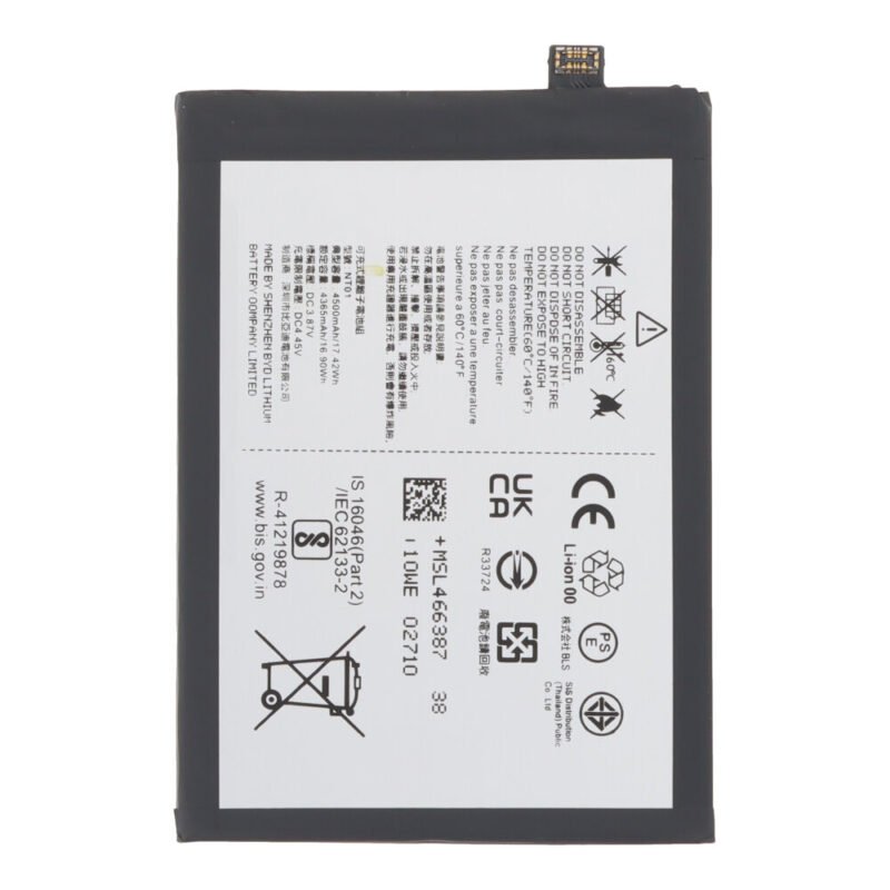 Battery Replacement for Nothing Phone - NT01 4500mAh - OEM