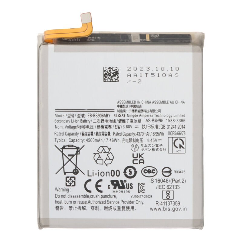 Battery Replacement for Samsung Galaxy S22 Plus 5G - EB-BS906ABY 4500mAh - Service Pack