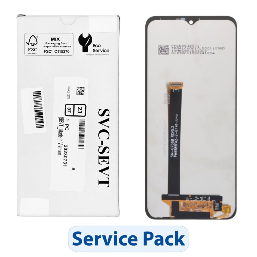 LCD Display and Touch Screen Replacement for Samsung Galaxy Xcover 6 Pro 2022 G736 - Service Pack