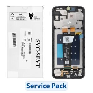 LCD Display and Touch Screen Replacement with Frame for Samsung Galaxy A14 5G A146B - GH81-23640A - Service Pack