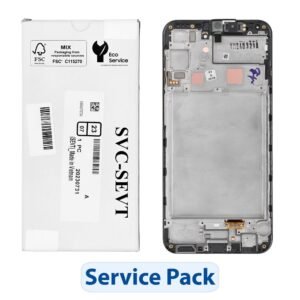 LCD Display and Touch Screen Replacement with Frame for Samsung Galaxy A24 4G A245F - GH82-31240A - Service Pack