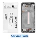 LCD Display and Touch Screen Replacement with Frame for Samsung Galaxy A33 5G A336B - GH82-28143A - Service Pack