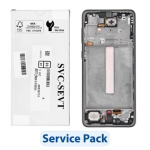 LCD Display and Touch Screen Replacement with Frame for Samsung Galaxy A33 5G A336B - GH82-28143A - Service Pack