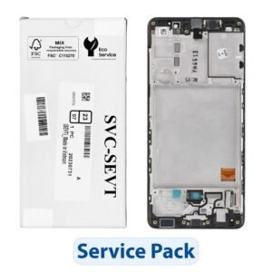 LCD Display and Touch Screen Replacement with Frame for Samsung Galaxy A41 A415F - GH82-23019A - Service Pack