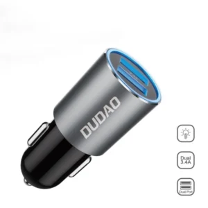 Car Charger 2 x USB 3.4A Dudao R5s - Gray