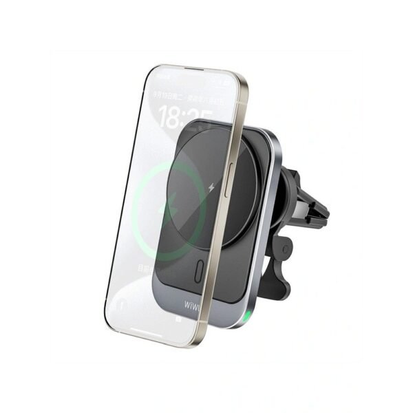 WiWU CH314 Magnetic Car Holder with 15W Wireless Charging