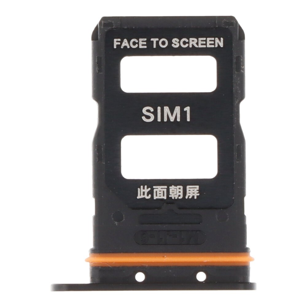 SIM Card Tray for Xiaomi 13 Ultra - Dual Card Version – Black – OEM