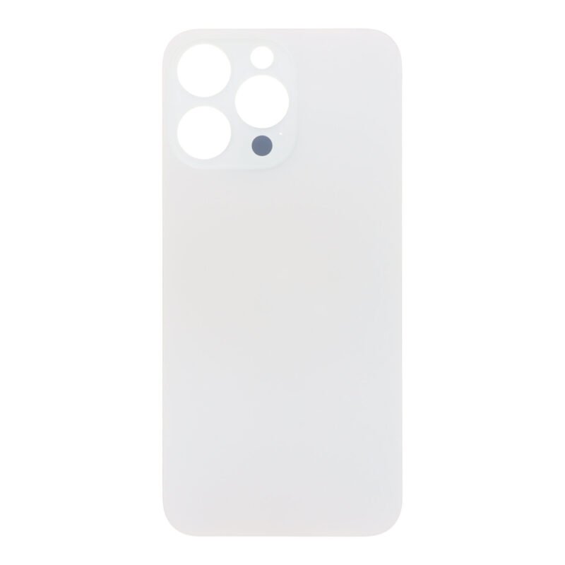 Backcover for iPhone 15 Pro Max – Large Camera Hole Version – White Titanium – Full OEM