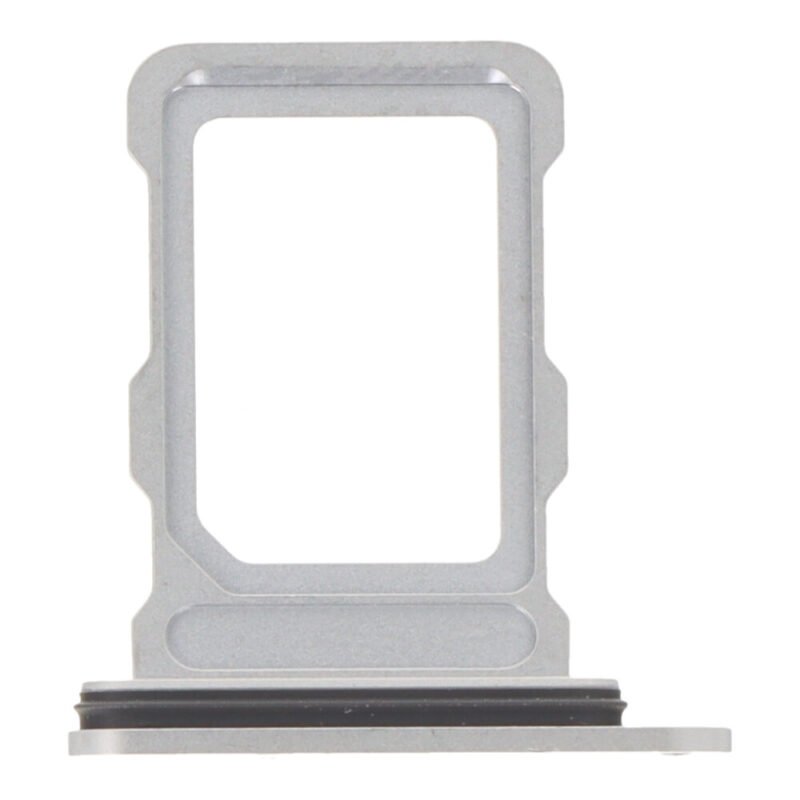 SIM Card Tray for iPhone 16 Pro/16 Pro Max – Single Card Version – White Titanium – OEM