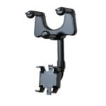 Universal Phone Holder Attached to A Car Mirror - Type 1 - Black