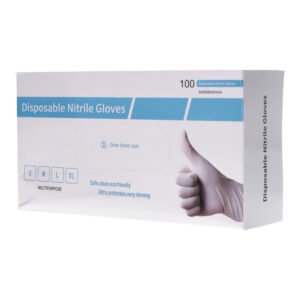 PVC Anti-Static Disposable Nitrile Glove - Small Size (S) - Blue