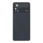 Backcover with Camera Lens for Xiaomi Poco X4 Pro 5G – Black – Service Pack